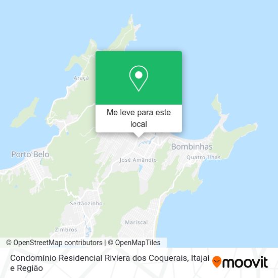 Condomínio Residencial Riviera dos Coquerais mapa