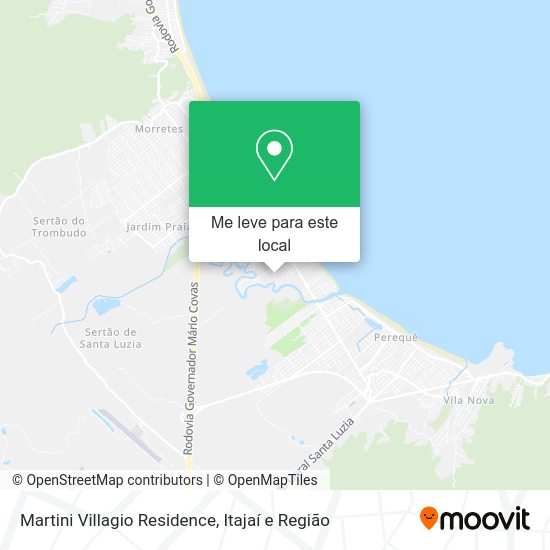 Martini Villagio Residence mapa
