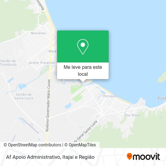 Af Apoio Administrativo mapa