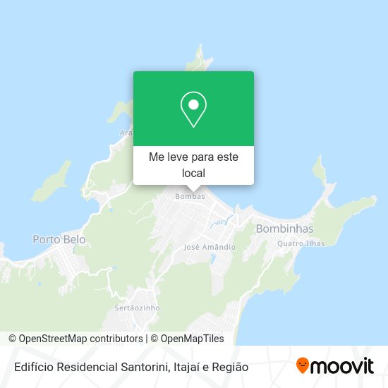 Edifício Residencial Santorini mapa