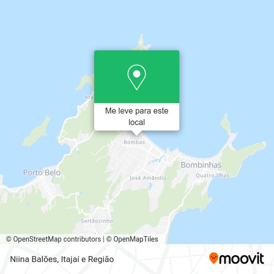 Niina Balões mapa