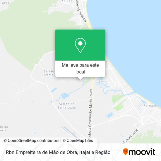 Rbn Empreiteira de Mão de Obra mapa