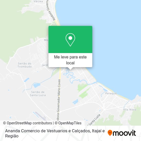 Ananda Comercio de Vestuarios e Calçados mapa