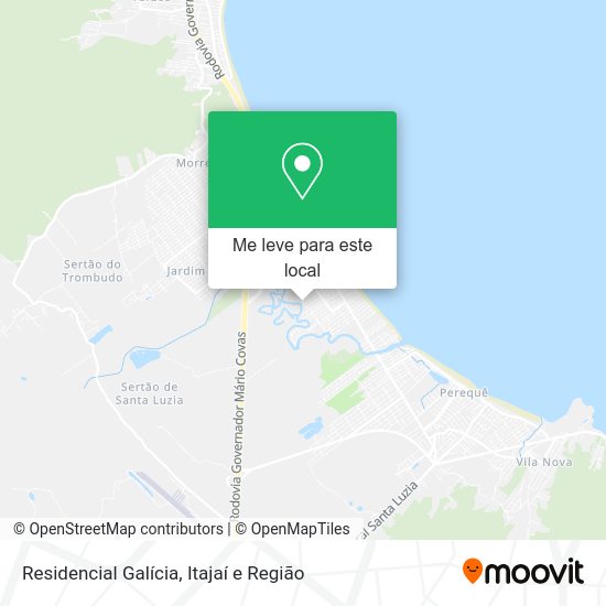Residencial Galícia mapa