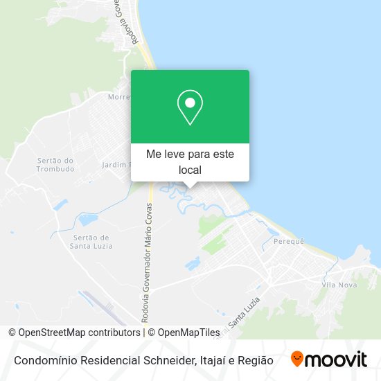 Condomínio Residencial Schneider mapa
