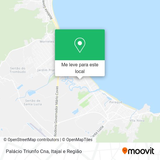 Palácio Triunfo Cna mapa