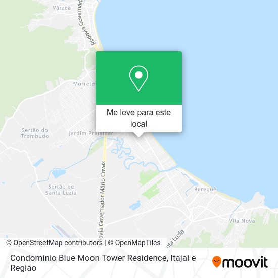 Condomínio Blue Moon Tower Residence mapa