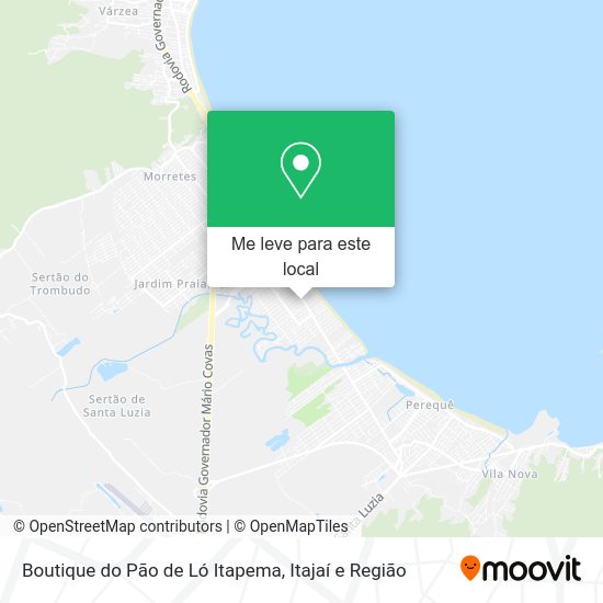 Boutique do Pão de Ló Itapema mapa