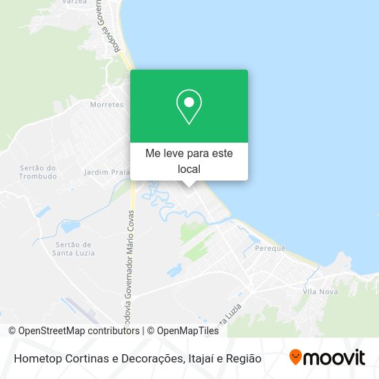 Hometop Cortinas e Decorações mapa