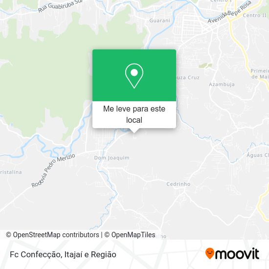 Fc Confecção mapa