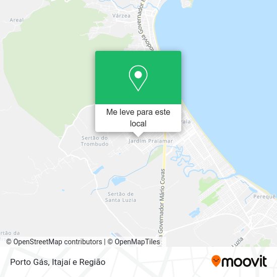 Porto Gás mapa