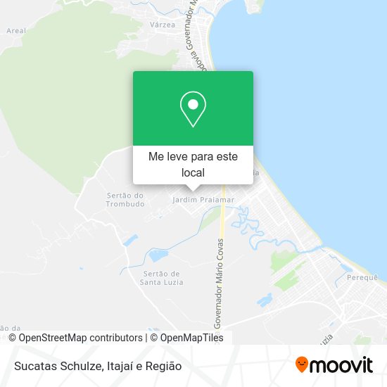 Sucatas Schulze mapa