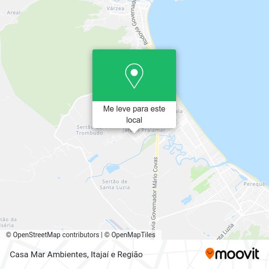 Casa Mar Ambientes mapa