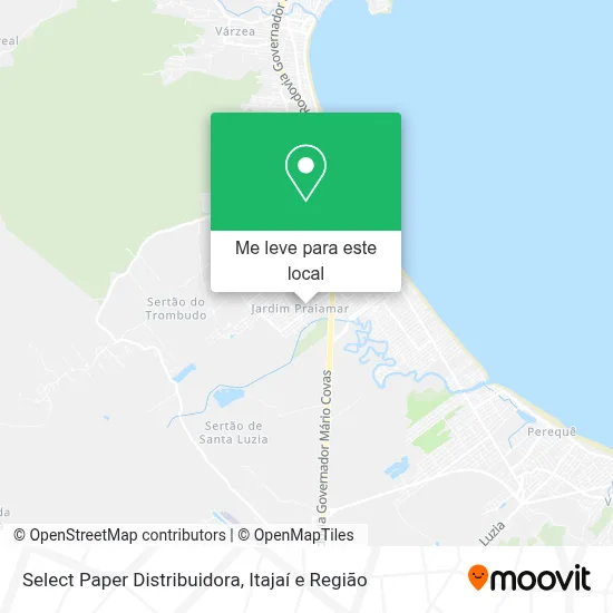 Select Paper Distribuidora mapa