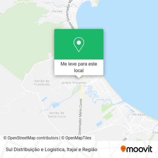 Sul Distribuição e Logistica mapa