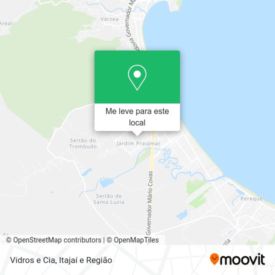 Vidros e Cia mapa