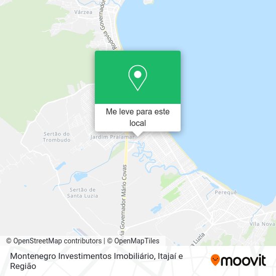 Montenegro Investimentos Imobiliário mapa
