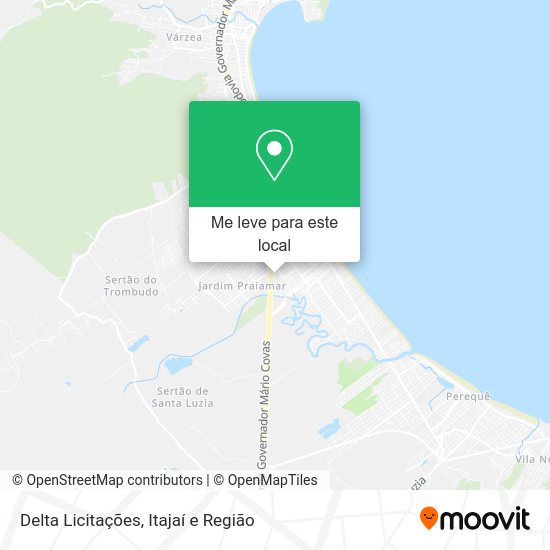 Delta Licitações mapa