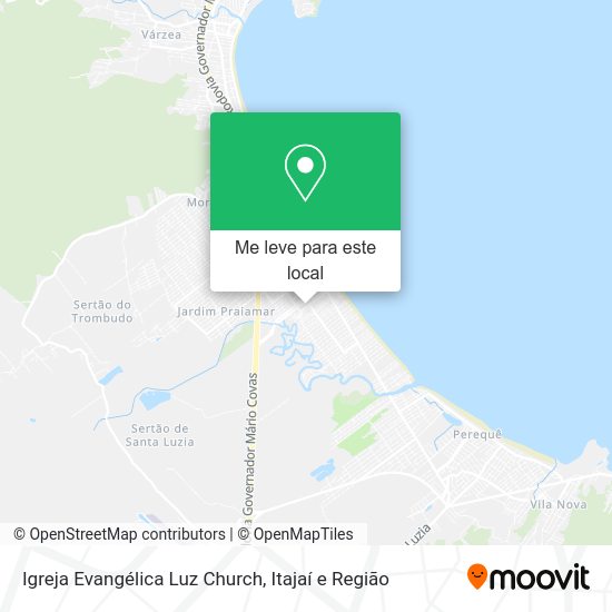 Igreja Evangélica Luz Church mapa
