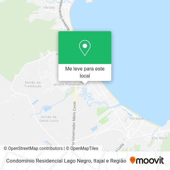 Condomínio Residencial Lago Negro mapa