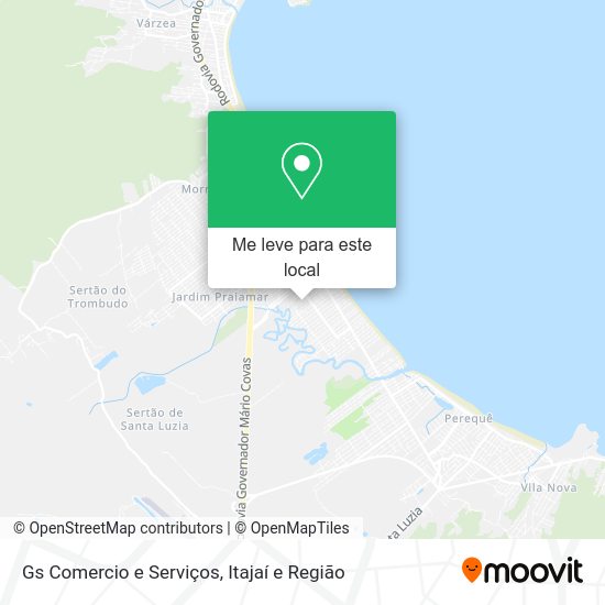 Gs Comercio e Serviços mapa