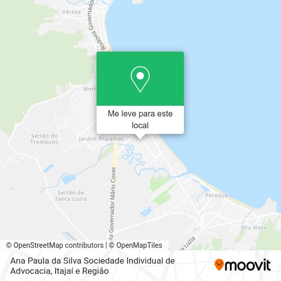 Ana Paula da Silva Sociedade Individual de Advocacia mapa