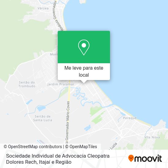 Sociedade Individual de Advocacia Cleopatra Dolores Rech mapa