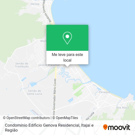 Condomínio Edificio Genova Residencial mapa