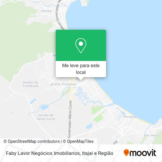 Faby Lavor Negócios Imobiliarios mapa