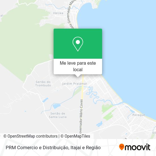 PRM Comercio e Distribuição mapa