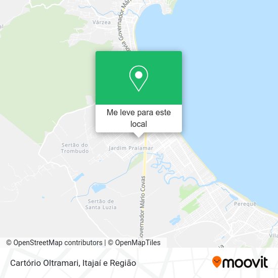 Cartório Oltramari mapa