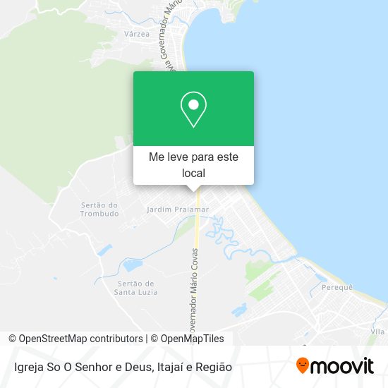 Igreja So O Senhor e Deus mapa