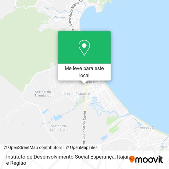 Instituto de Desenvolvimento Social Esperança mapa