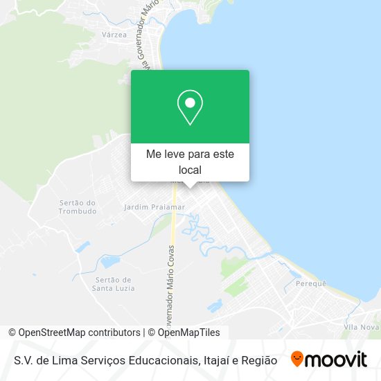 S.V. de Lima Serviços Educacionais mapa