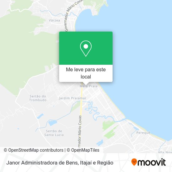 Janor Administradora de Bens mapa