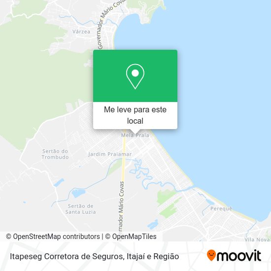 Itapeseg Corretora de Seguros mapa