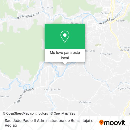 Sao João Paulo II Administradora de Bens mapa