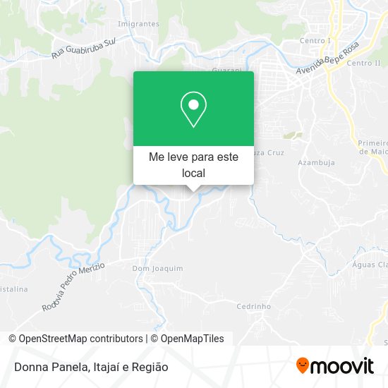 Donna Panela mapa