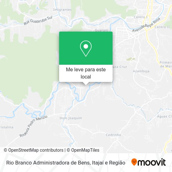 Rio Branco Administradora de Bens mapa