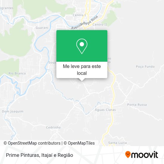 Prime Pinturas mapa