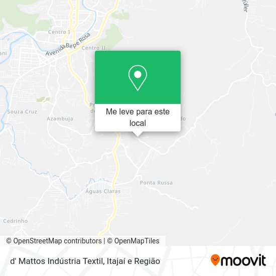 d' Mattos Indústria Textil mapa