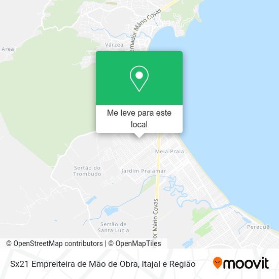 Sx21 Empreiteira de Mão de Obra mapa