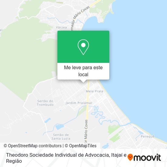 Theodoro Sociedade Individual de Advocacia mapa