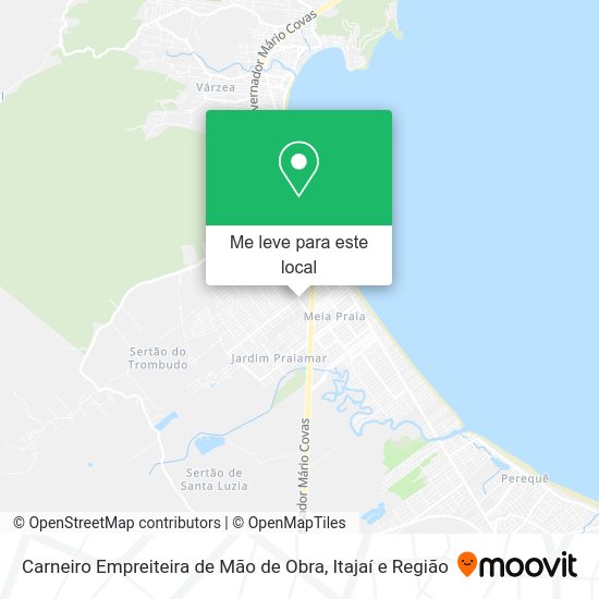 Carneiro Empreiteira de Mão de Obra mapa