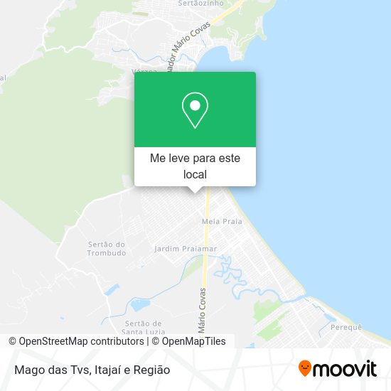 Mago das Tvs mapa