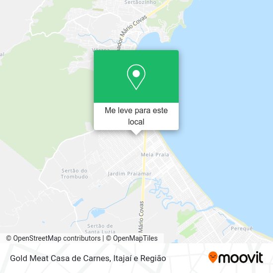 Gold Meat Casa de Carnes mapa