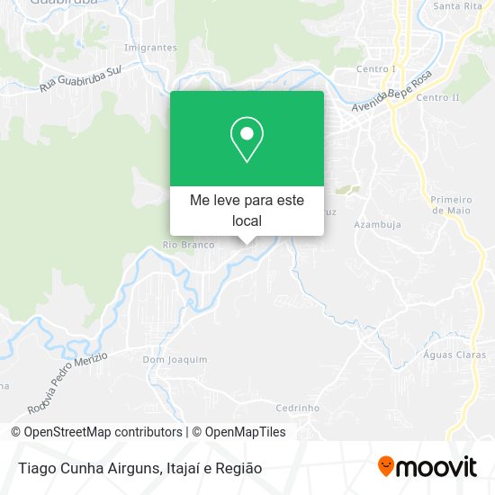 Tiago Cunha Airguns mapa