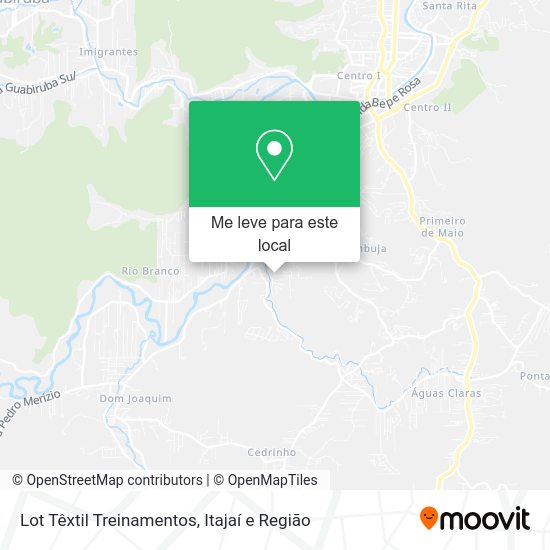 Lot Têxtil Treinamentos mapa