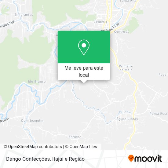 Dango Confecções mapa