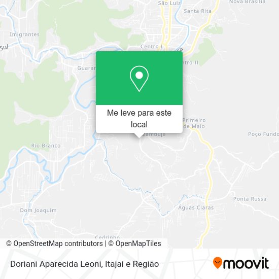 Doriani Aparecida Leoni mapa